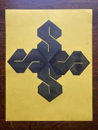 Image 1 of 'Holy S' Blockprint (One Of A Kind)