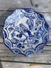 Image 2 of Little bird in the cherry blossom trinket dish