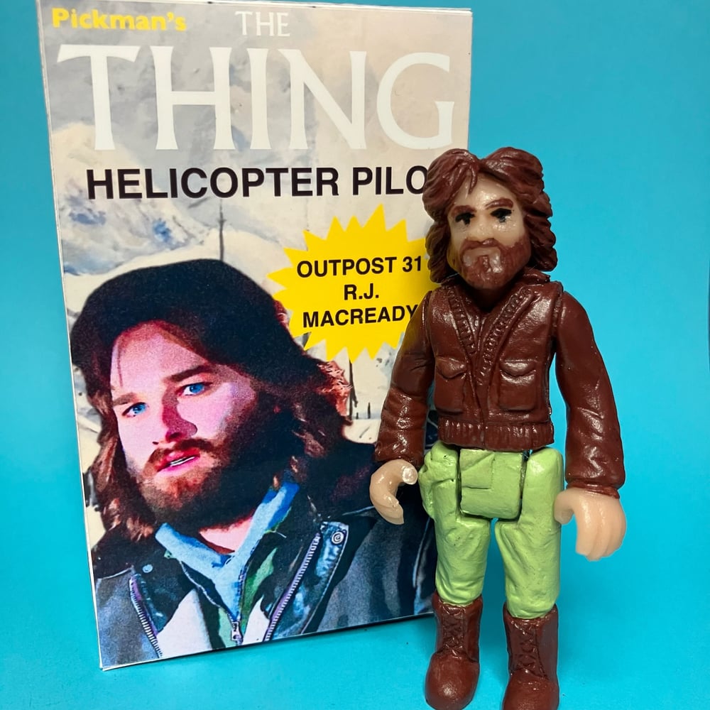 Image of MacReady Kenner Style 3 3/4” Action Figure 