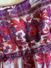 early 70s indian gauze floral dress