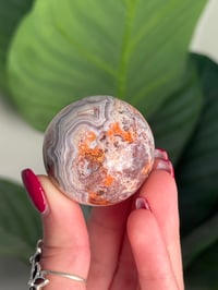 Image 3 of MEXICAN LACE AGATE SPHERE E