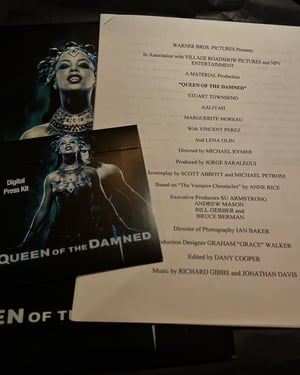 Image of Queen of the Damned 2002 Press Kit