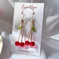 Image 1 of cherry earrings