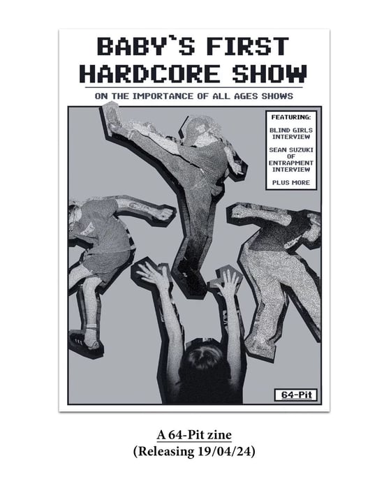 Image of Baby’s first hardcore show zine