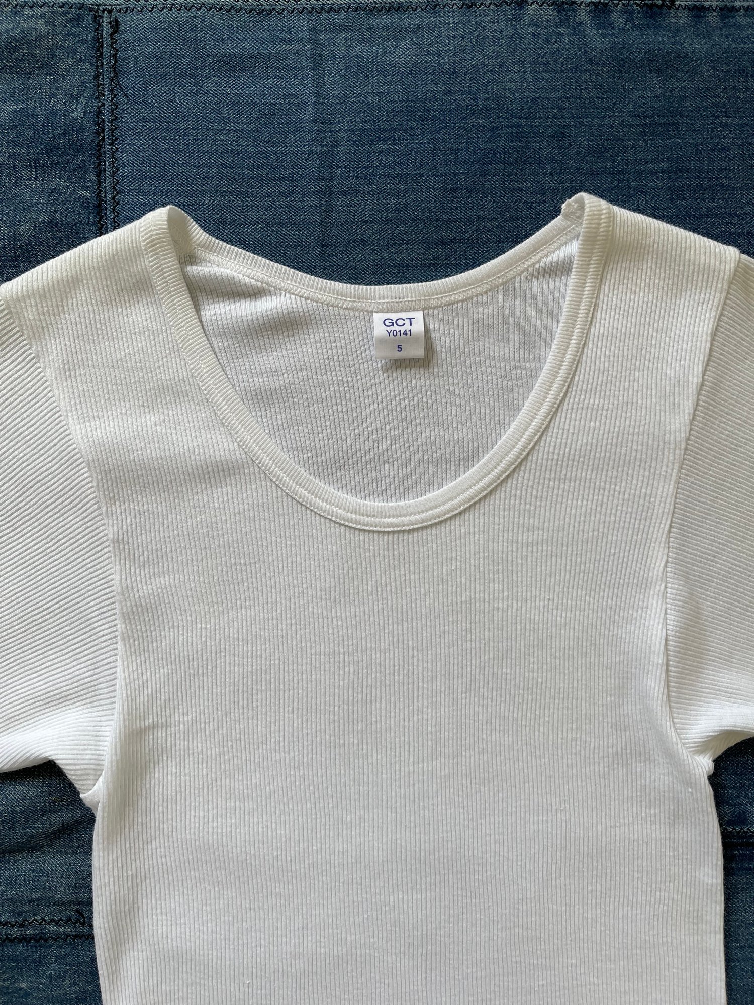 Image of U-neck tee