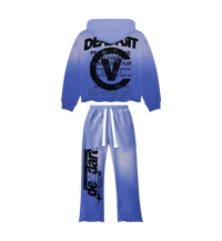 Image 2 of PURPLE SUN-DRIED ART FEIN SWEATSUIT