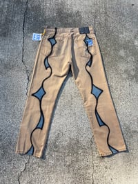 Image 1 of Airbrushed Khaki Levi’s