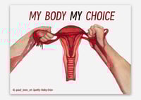 Image 3 of Abortion Saves Lives Sticker (3 styles)