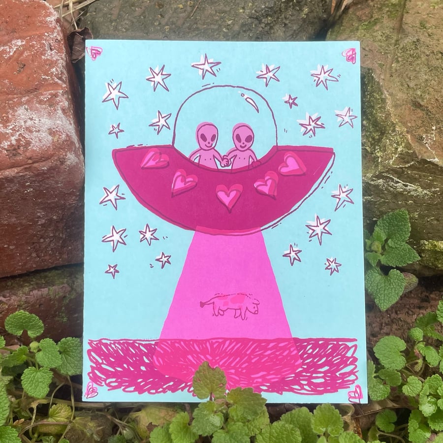 Aliens card | No Free Snacks