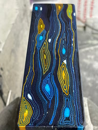 Image 4 of Starry Night by Mikie w/ Aluminum , Brass