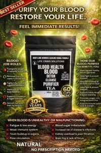 Image 1 of   BLOOD DETOX CLEANSE PURIFER TEA AND CAPSULES 