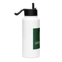 Image 1 of Stainless steel water bottle with a straw lid