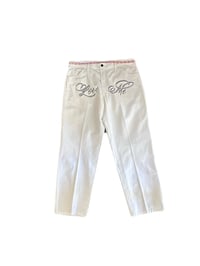 Image 4 of WHITE LOVE ME PANTS