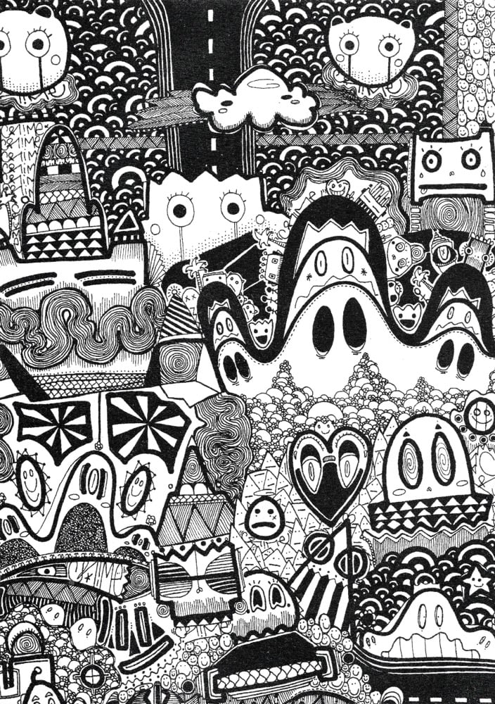 Image of Print en Sérigraphie - Black Paradise