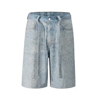 Image 3 of Rhinestone Baddie Tomboy Shorts *Stretchy*