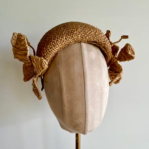 Image of Natural straw bandeau 