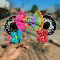 Image 1 of Hand Stoned Mainstreet Mariachi Ears Bow