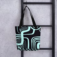 Image 2 of Black Cargo - Contemporary Urban Art Apparel for the Woke  - Minimal - All-Over Print Tote Bag