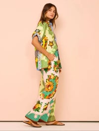 Image 2 of Lemon print trouser set 