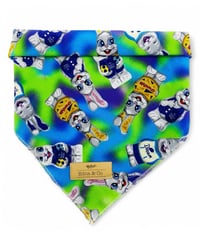 Image 1 of Blue & Green Easter Bunnies Pet Bandana
