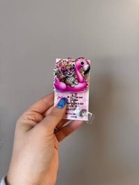Leopard flamingo tube 