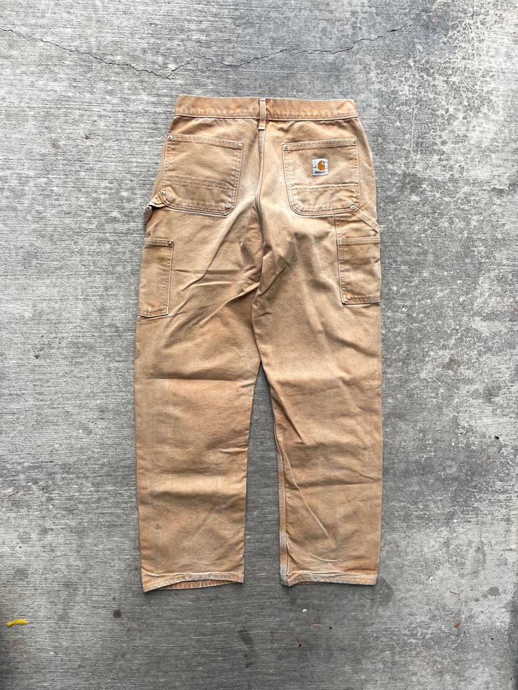 Image of Vintage Carhartt Double Knee Pants B01 BRN (2)