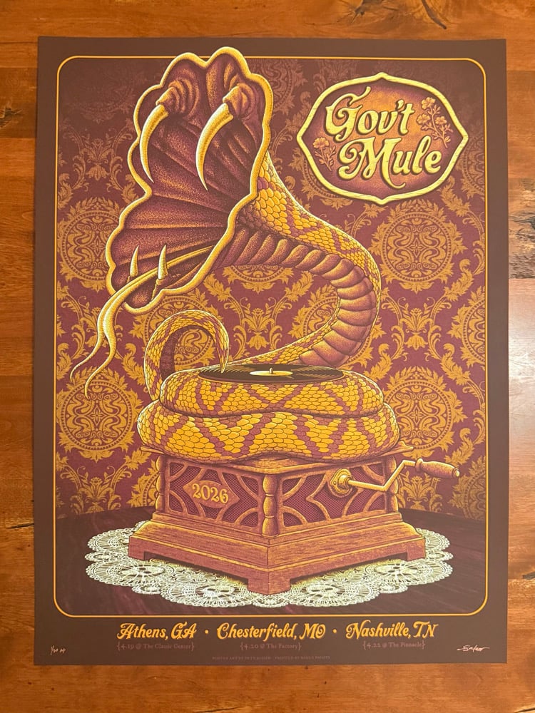 Gov’t Mule - Spring 2026 Poster - Regular