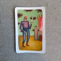 Image 1 of "Le château en feu"- Original art