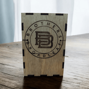 Image of Personalized Wooden Travel Cigar Box, Travel Cigar Case, Handmade *NOT CUSTOMIZABLE*