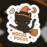 Image 2 of Jinx the Cat Sticker 