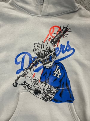Image of bleed blue hoodie 