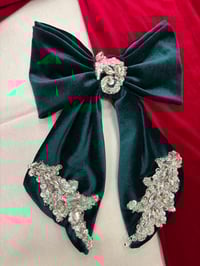 Image 5 of Velvet Hair Bow | Signature & Crystal Editions