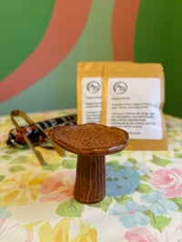 Image 1 of hibiscus shino incense burner set