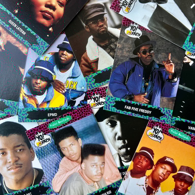 YO! MTV RAPS TRADING CARDS - 80s 90s HIP HOP Image 2