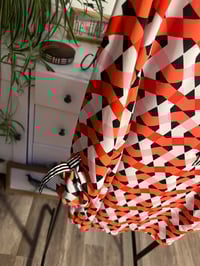 Image 2 of printed zipper front top