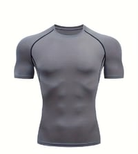 Camisas de compresión para entrenamiento color gris
