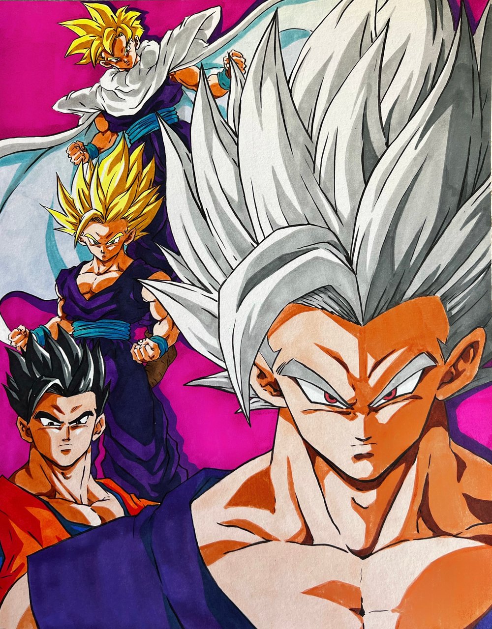 Image of Gohan evolution