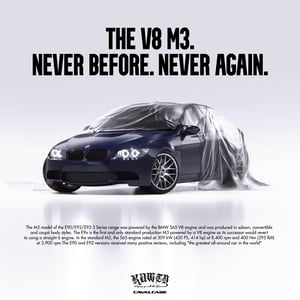 Image of E90 M3 Classic Advertisement Poster