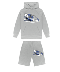OG RISK TAKERZ 2.0- HOODED SHORT SET GREY