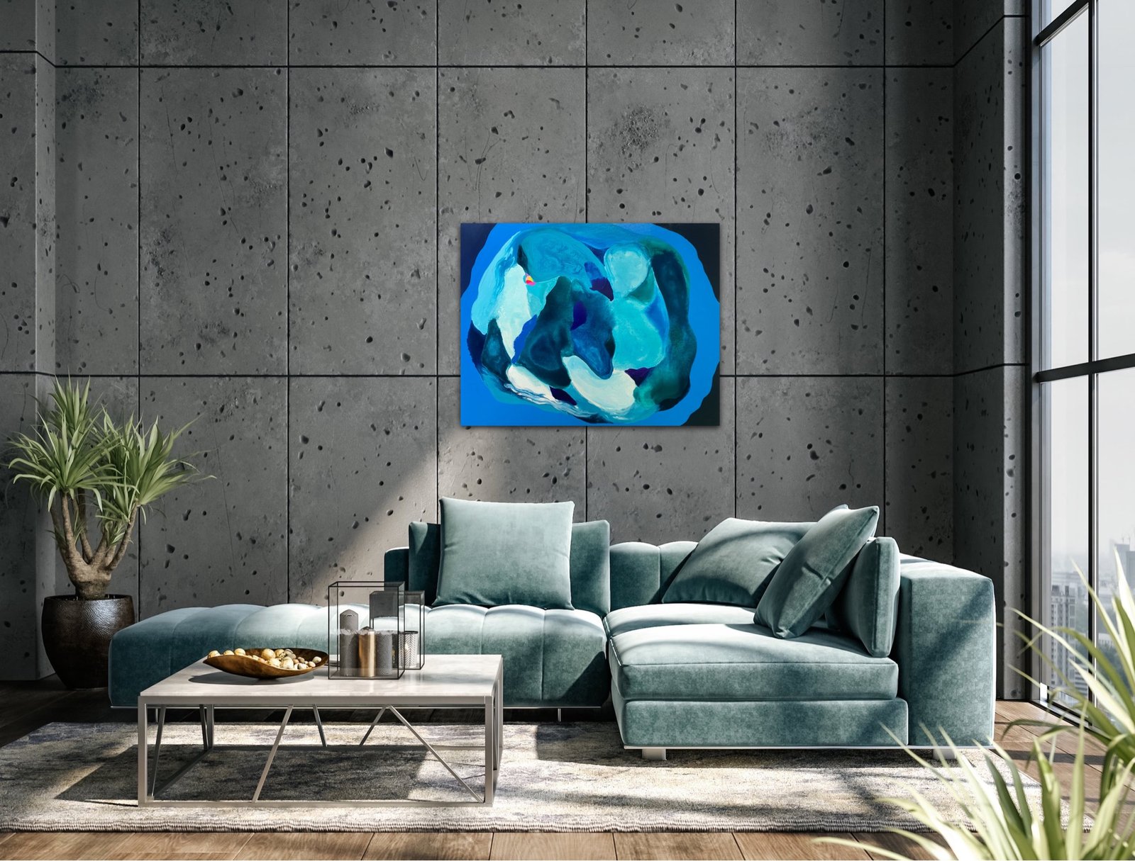 Original Artwork - Beyond the Blue 61 x 76cms | Abbys-Artistry