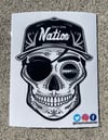 Only One Nation Skull sticker 