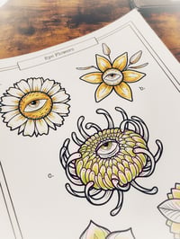 Image 1 of Eye Flowers : Ltd Hand-Embellished & Signed Prints