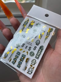 Image 2 of Money sticker sheet