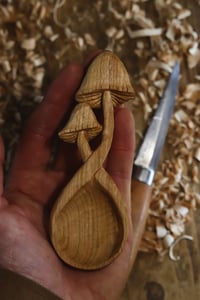 Image 4 of Mushroom coffee scoop.