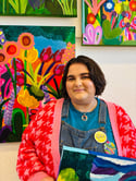 Philippa Reid & Caitlin Pengelly - Unique limited edition handmade paper earrings