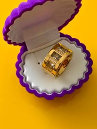 Image 1 of THICK GEM RING 
