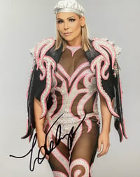 Image 4 of WWE Natalya autographed 8x10 photo W/SD Womens belt