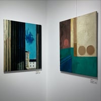 Image 2 of Painting / maleri / "København – Malerdrømme og tankestreger – Palads" / 50x60 cm