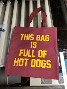 Image of Full Of Hot Dogs - tote bag