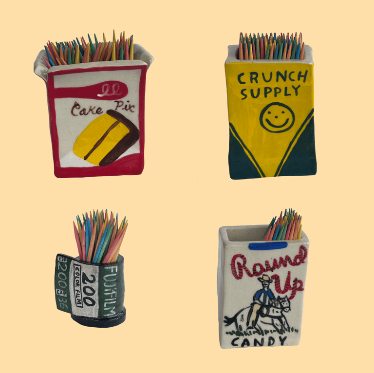 Ceramic Toothpick Holders 